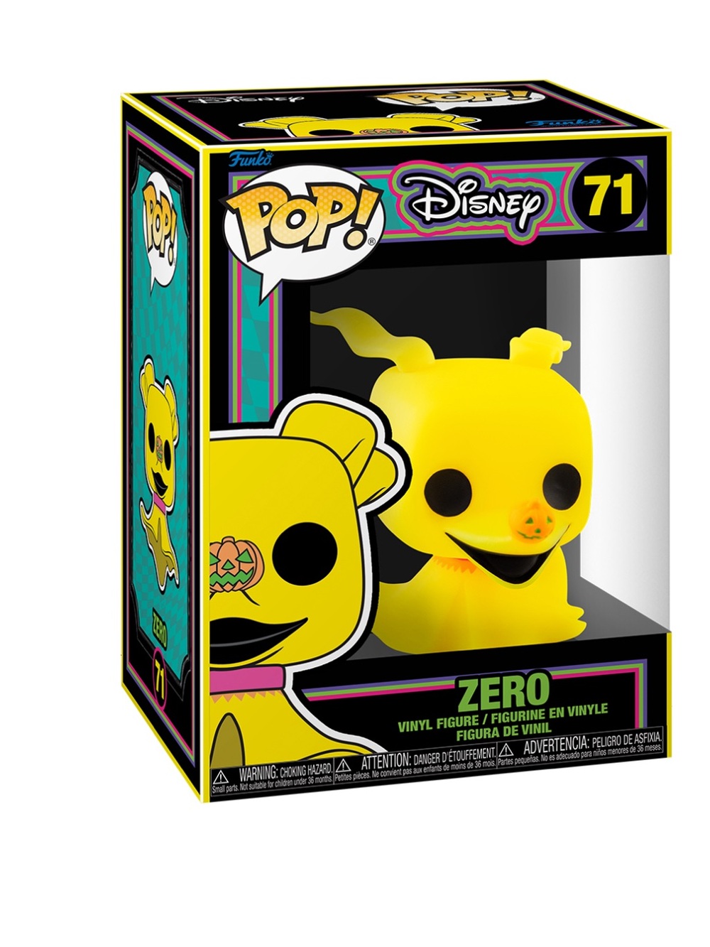 Funko Neon Yellow Zero Disney Pop! #71 Vinyl Figure